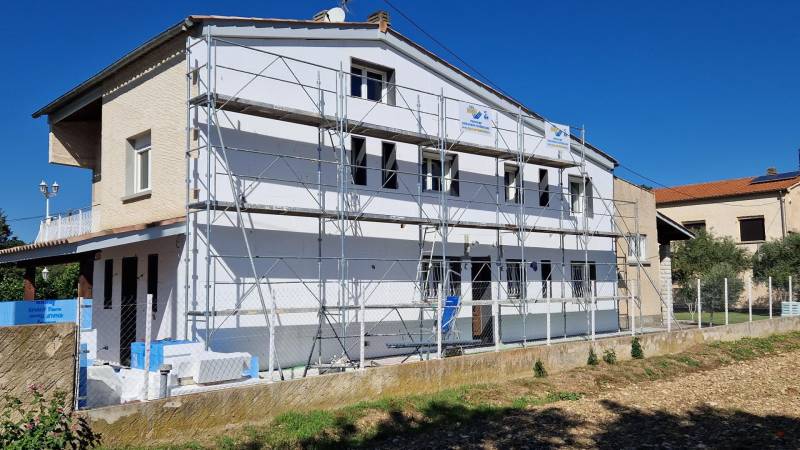 Isolation extérieure villa particulier à Mallemoisson