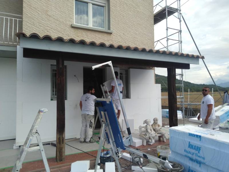 Isolation extérieure villa particulier à Mallemoisson